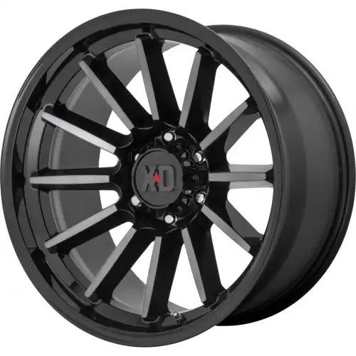 XD Series XD855 LUXE GLOSS BLACK MACHINED W/ GRAY TINT 6x139.7 17R 9 106.1 18