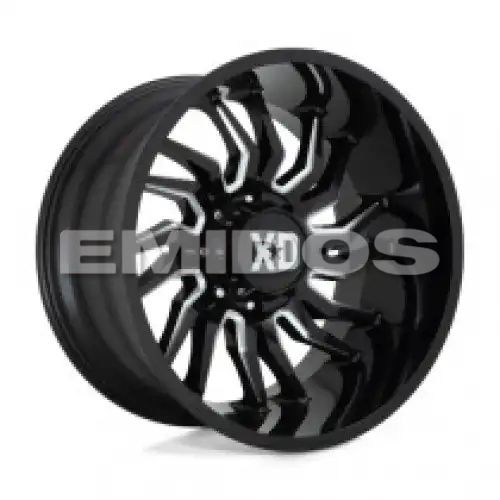 XD Series XD858 TENSION GLOSS BLACK MILLED 8x170 20R 10 125.1 -18