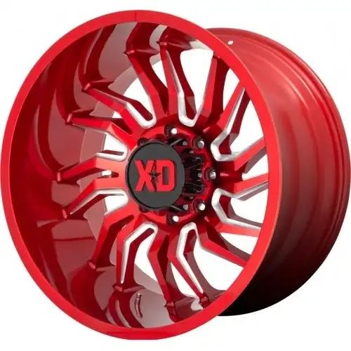 XD Series XD858 TENSION CANDY RED MILLED 8x170 22R 12 125.1 -44