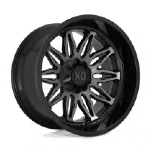 XD Series XD859 GUNNER GLOSS BLACK MACHINED W/ GRAY TINT 5x127/139.7 20R 10 78.1 -18