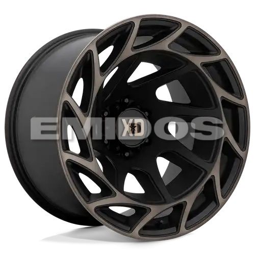 XD Series XD860 ONSLAUGHT SATIN BLACK W/ BRONZE TINT 5x127 20R 12 71.5 -44