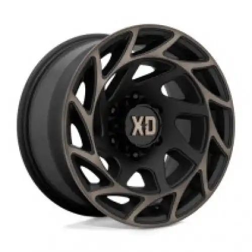 XD Series XD860 ONSLAUGHT SATIN BLACK W/ BRONZE TINT 8x180 20R 9 124.2 BNK