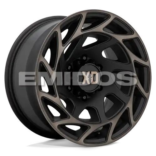 XD Series XD860 ONSLAUGHT SATIN BLACK W/ BRONZE TINT 5x127 17R 9 71.5 -12
