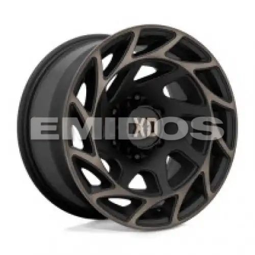 XD Series XD860 ONSLAUGHT SATIN BLACK W/ BRONZE TINT 6x120 17R 9 66.9 BNK