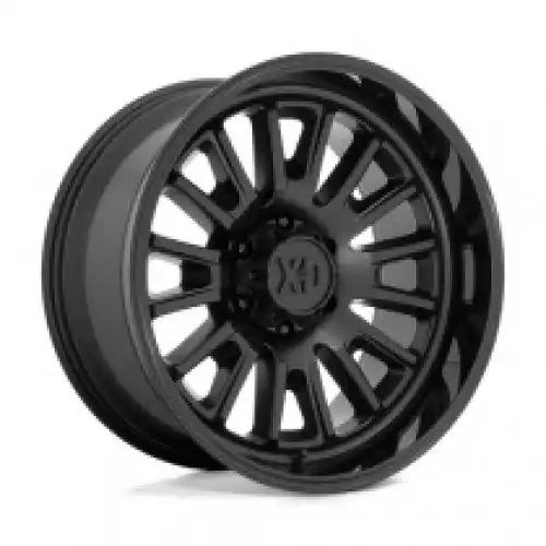 XD Series XD864 ROVER SATIN BLACK W/ GLOSS BLACK LIP 8x170 20R 10 125.1 -18