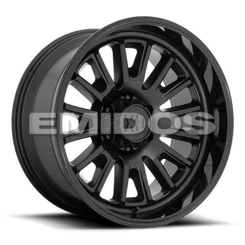 XD Series XD864 ROVER SATIN BLACK W/ GLOSS BLACK LIP 8x170 22R 12 125.1 -44