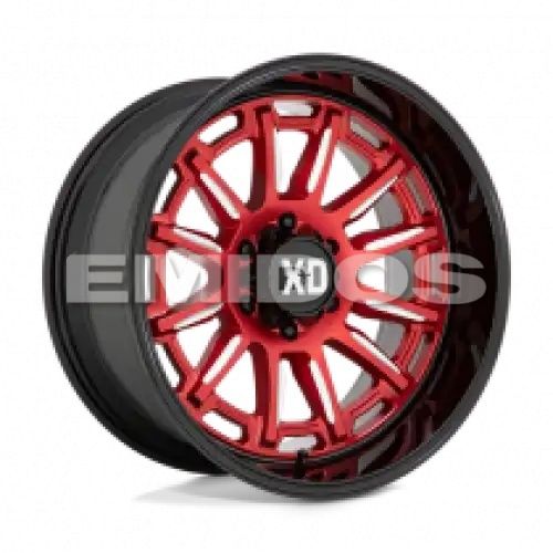 XD Series XD865 PHOENIX CANDY RED MILLED W/ BLACK LIP 6x135 20R 9 87.1 18
