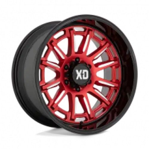 XD Series XD865 PHOENIX CANDY RED MILLED W/ BLACK LIP 6x114.3 20R 9 66.06 18