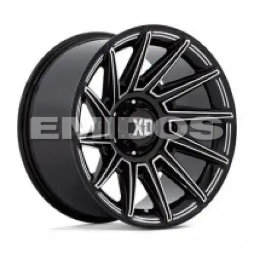 XD Series XD867 SPECTER GLOSS BLACK MILLED 6x135 20R 10 87.1 -18