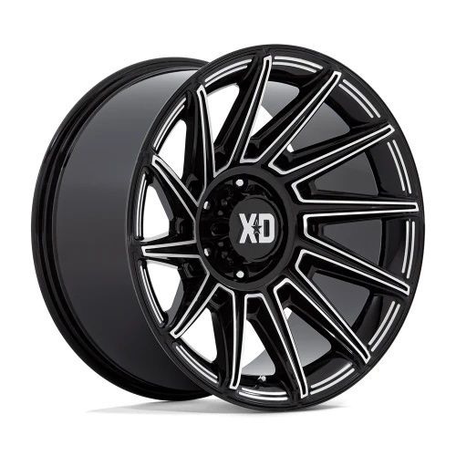XD Series XD867 SPECTER GLOSS BLACK MILLED 6x139.7 20R 10 106.1 -18