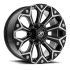 XF Off-Road XF-212 Gloss Black & Machined 5x114.3/127 22R 12 78.1 -44
