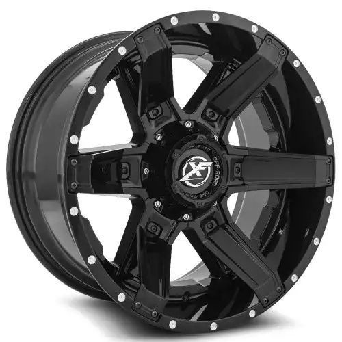 XF Off-Road XF-214 Gloss Black + Gloss Black Inserts 5x139.7/150 20R 10 110.3 -12