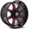 XF Off-Road XF-215 Gloss Black & Red Milled 5x127/139.7 20R 9 78.1 BNK