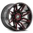 XF Off-Road XF-218 Gloss Black & Red Milled 6x135/139.7 20R 9 106.4 12