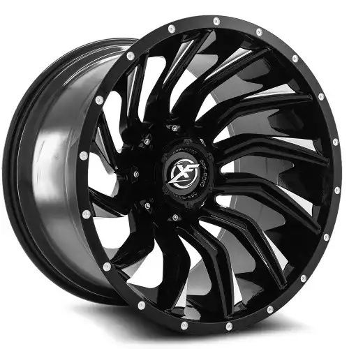XF Off-Road XF-224 Gloss Black & Milled 6x135/139.7 20R 9 106.4 BNK