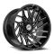 XF Off-Road XF-229 Gloss Black & Milled 5x127/139.7 20R 10 78.1 -12