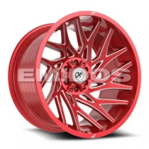 XF Off-Road XF-229 Anodized Red & Milled 6x135/139.7 20R 10 106.4 -24