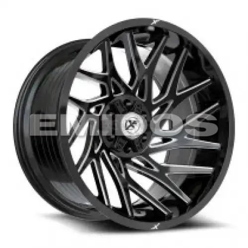 XF Off-Road XF-229 Gloss Black & Milled 5x127/139.7 20R 9 78.1 BNK