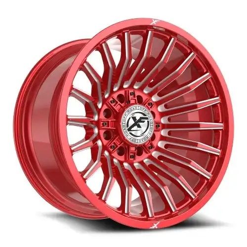XF Off-Road XF-231 Anodized Red & Milled 8x165.1/170 20R 10 125.2 -24