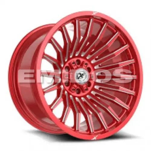 XF Off-Road XF-231 Anodized Red & Milled 5x127/139.7 20R 9 78.1 BNK
