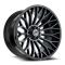 XF Off-Road XF-237 Gloss Black & Machined Titanium Double Dark Tint 6x135/139.7 20R 10 106.4 -24