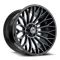 XF Off-Road XF-237 Gloss Black & Machined Titanium Double Dark Tint 6x135/139.7 20R 10 106.4 -24