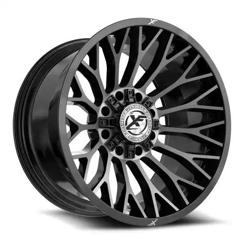 XF Off-Road XF-237 Gloss Black & Brushed Double Dark Tint 8x165.1/170 20R 10 125.2 -24