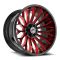 XF Off-Road XF-237 Gloss Black & Red Milled 5x127/139.7 20R 9 78.1 BNK