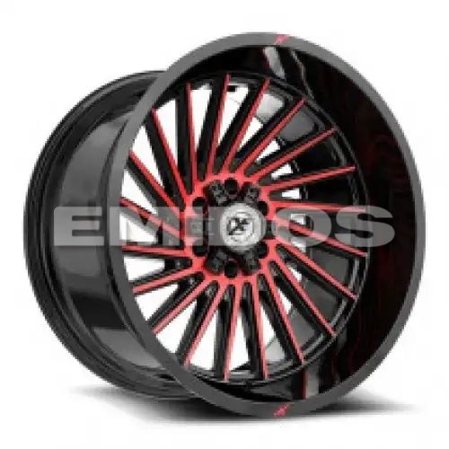 XF Off-Road XF-239 Gloss Black & Red Machined 5x127/139.7 20R 10 78.1 -24