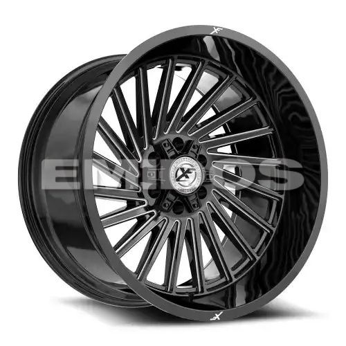 XF Off-Road XF-239 Gloss Black & Milled 6x135/139.7 20R 10 106.4 -24