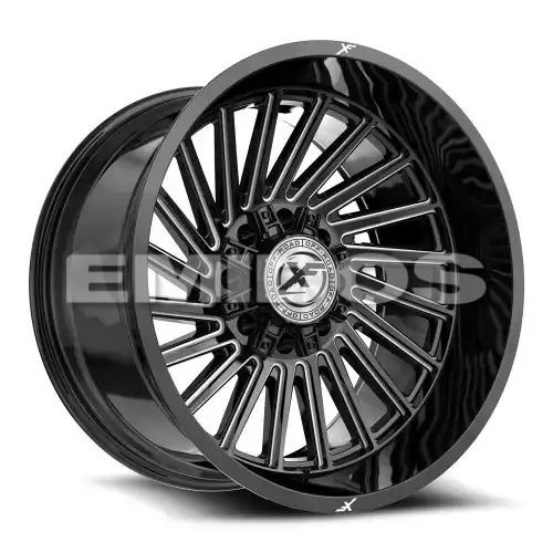 XF Off-Road XF-239 Gloss Black & Milled 8x165.1/170 20R 10 125.2 -12
