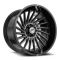 XF Off-Road XF-239 Gloss Black & Brushed Double Dark Tint 5x127/139.7 20R 9 78.1 BNK