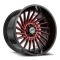 XF Off-Road XF-239 Gloss Black & Red Machined 5x127/139.7 20R 9 78.1 BNK