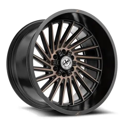 XF Off-Road XF-239 Satin Black & Bronze Machined Double Dark Tint 6x135/139.7 20R 9 106.4 BNK