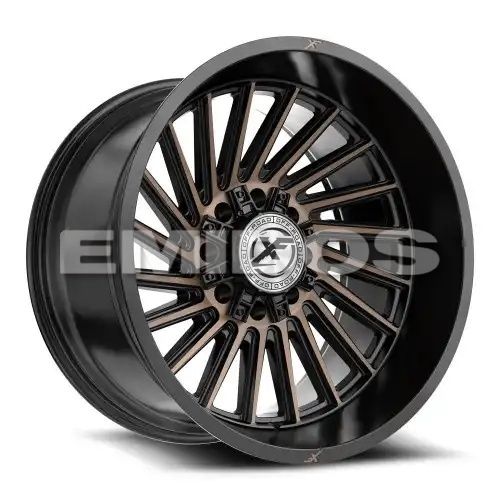 XF Off-Road XF-239 Satin Black & Bronze Machined Double Dark Tint 8x165.1/170 20R 9 125.2 12