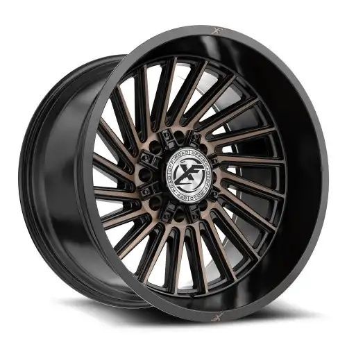 XF Off-Road XF-239 Satin Black & Bronze Machined Double Dark Tint 8x165.1/180 20R 9 125.2 12