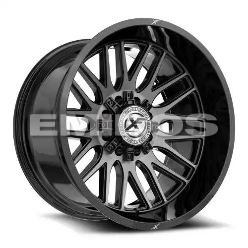 XF Off-Road XF-240 Gloss Black & Brushed Double Dark Tint 8x165.1/170 24R 14 125.2 -76