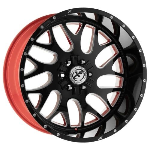 XFX Flow XFX-301 Gloss Black & Milled With Red Inner 5x127 26R 12 78.1 -44