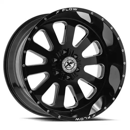 XFX Flow XFX-302 Gloss Black & Milled 6x135/139.7 18R 10 108 12