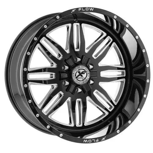 XFX Flow XFX-303 Gloss Black & Milled 5x114.3/127 22R 12 78.1 -44