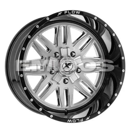 XFX Flow XFX-303 Brushed & Milled With Black Lip 5x139.7/150 22R 12 110.3 -44