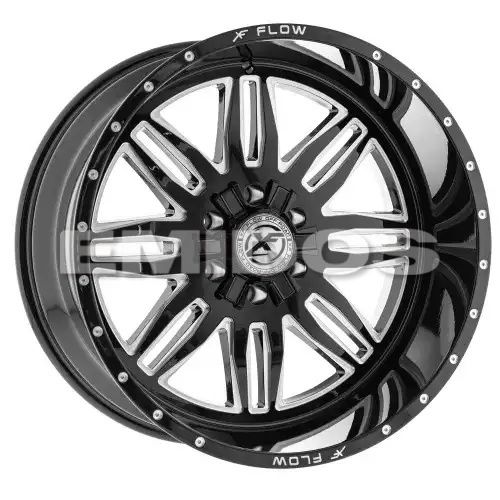 XFX Flow XFX-303 Gloss Black & Milled 6x135/139.7 22R 12 106.4 -44