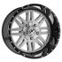 XFX Flow XFX-303 Brushed & Milled With Black Lip 6x135/139.7 24R 12 106.4 -44