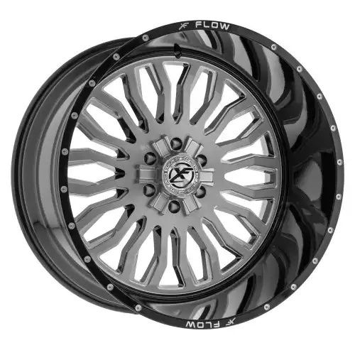 XFX Flow XFX-305 Brushed & Milled With Black Lip 5x127/139.7 24R 14 78.1 -76