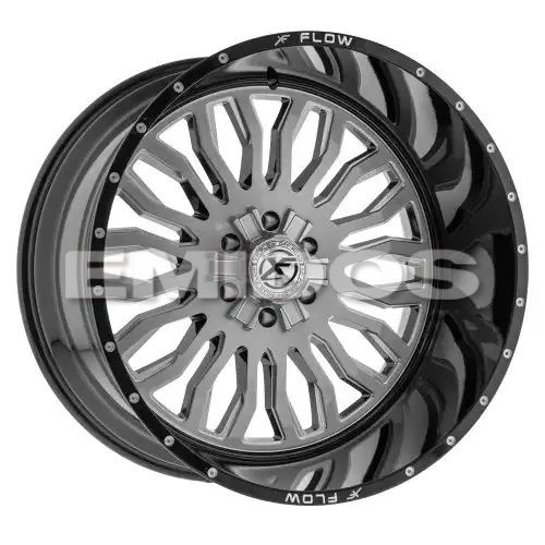 XFX Flow XFX-305 Brushed & Milled With Black Lip 6x135/139.7 24R 14 106.4 -76