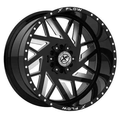 XFX Flow XFX-306 Gloss Black & Milled 5x114.3/127 20R 9 78.1 BNK