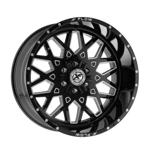 XFX Flow XFX-307 Gloss Black & Milled 5x114.3/127 22R 12 78.1 -44