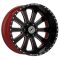 XFX Flow XFX-302 Gloss Black & Milled With Red Inner 5x139.7/150 22R 12 110.3 -44