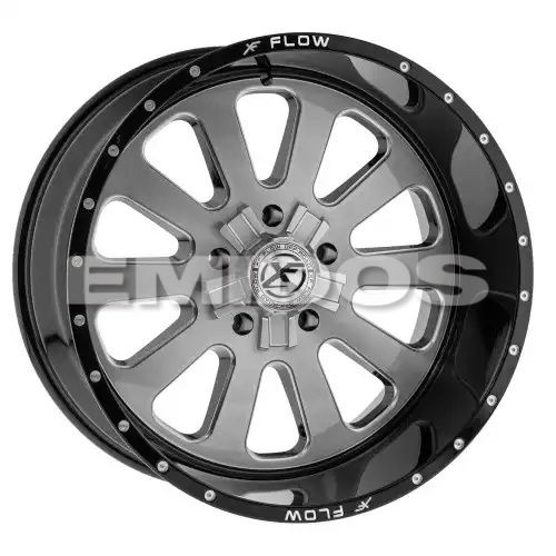 XFX Flow XFX-302 Brushed & Milled With Black Lip 5x127/139.7 24R 12 78.1 -44