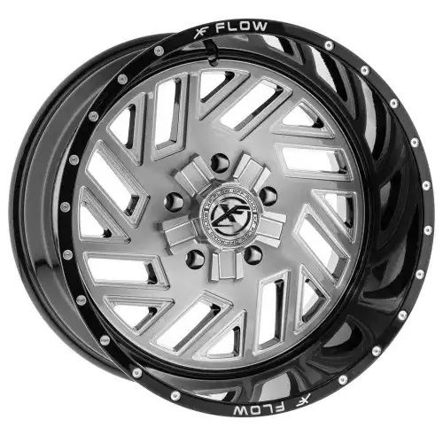 XFX Flow XFX-304 Brushed & Milled With Black Lip 5x127/139.7 22R 12 78.1 -44